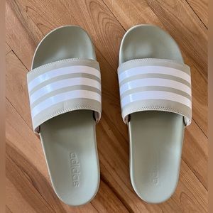 Mint Green Adidas Slides Women’s Size 10